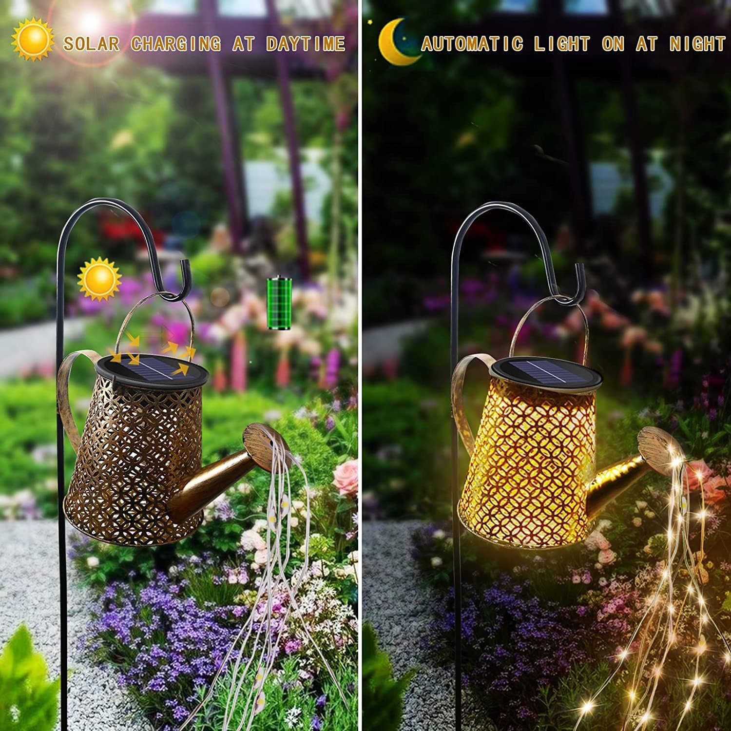 Luces Solares Para Regadera Al Aire Libre - Focos Solares | Meses Sin