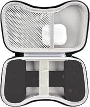 casmilee Case Compatible with Backbone One Mobile Gaming Controller, Handheld Gaming Console Portable Travel Holder, Extra Mesh Pocket for Cables Power Bank Accessories - Black