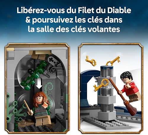 LEGO Harry Potter Hogwarts Castle: The Main Tower - Interactive Castle Toy with Modular Flying Key & Wizard Chess Rooms, plus 12 Minifigures - Gift for 10+ Year Old Boys, Girls & Adult Fans 76454 - 5