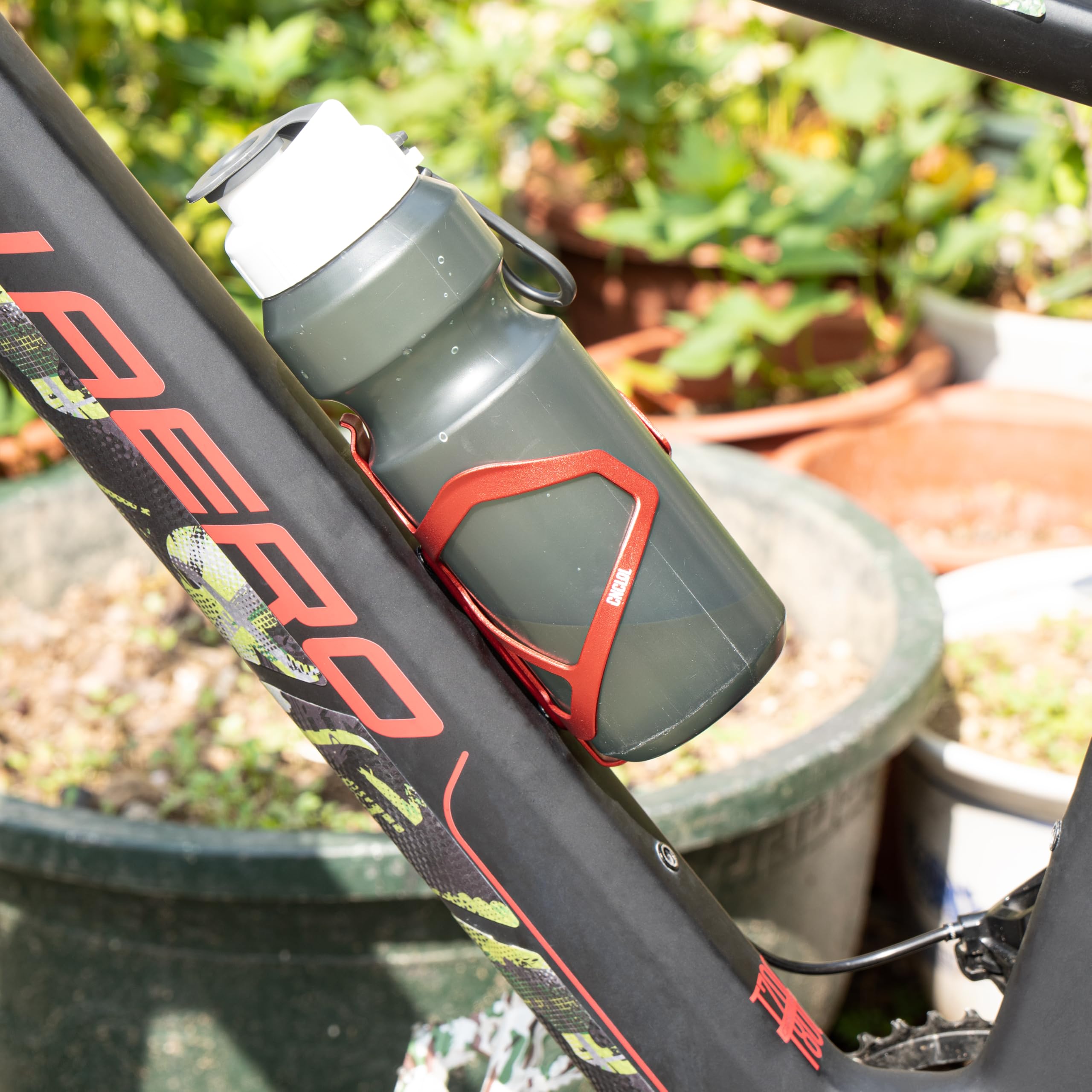 Fahrradflaschenhalter, Wasserflaschenhalter, MTB-Aluminium, Flaschenhalter, ultraleicht, Fahrradflaschenhalter für Straßen, Berg, Kinder, Kanisterhalter, Schwarz/Rot/Blau/Orange/Violett