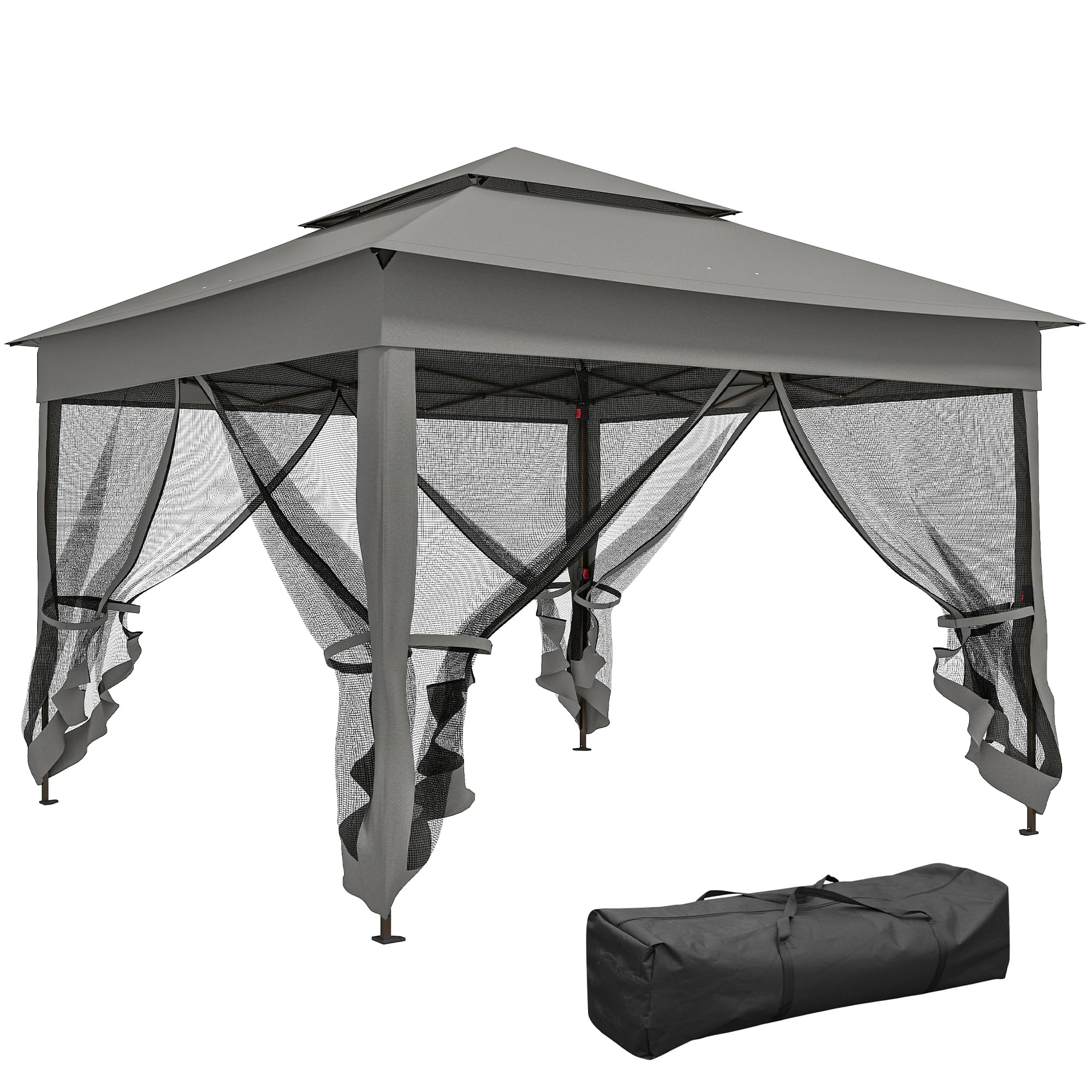 Amazon.com : Outsunny 11' x 11' Pop Up Canopy, Outdoor Patio