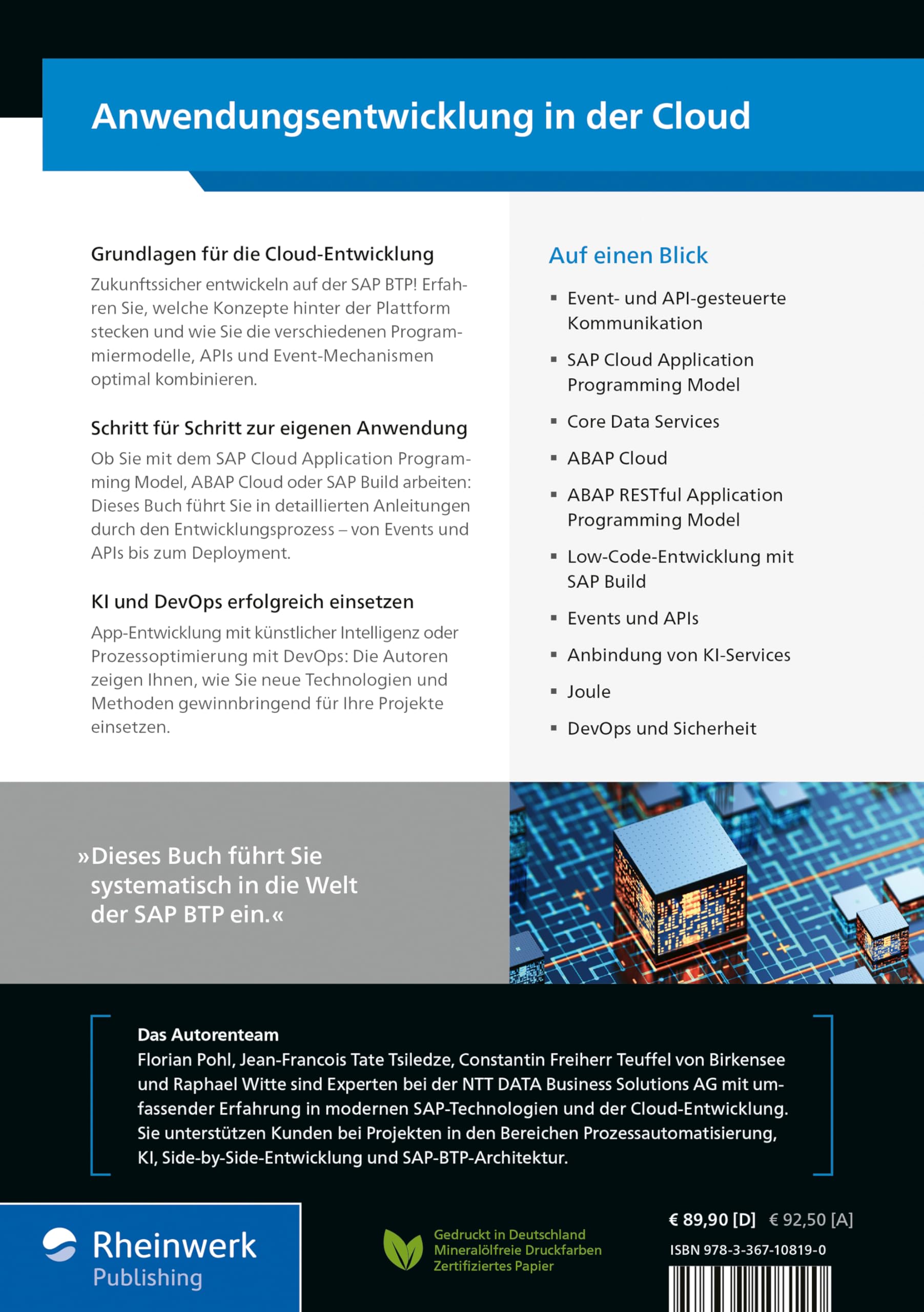 Programmieren auf der SAP BTP: Das umfassende Handbuch für Entwickler: CAP, RAP, ABAP Cloud, SAP Build und KI (SAP PRESS)