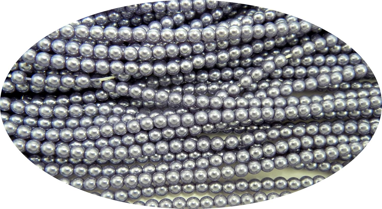 Czech Round Glass Imitation Pearls, 960pcs (12x80pcs) of 6mm Light Lavender Pearl