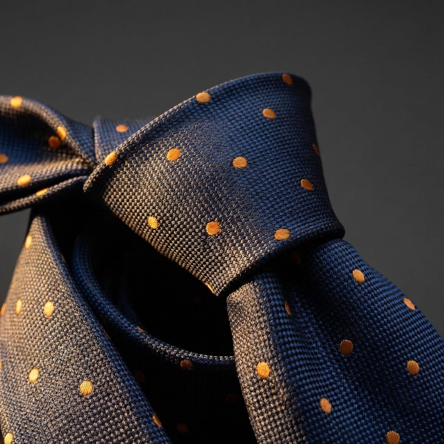 S&W SHLAX&WING Ties for Men Necktie Dotty Dot Orange Blue Red Brown for Business