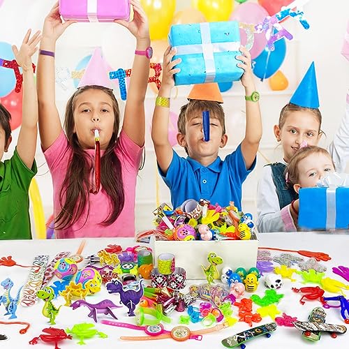 Miniatura 5 de Surtido de 65 piezas de juguetes de fiesta para recompensas de aula, juguetes a granel, juguetes de fiesta de cumpleaños, bolsas de regalo, caja del