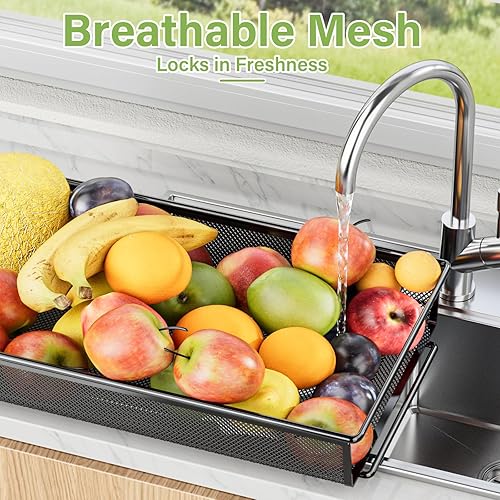 Miniatura 3 de JANE EYRE Carrito de almacenamiento de 5 niveles con ruedas, carrito de manualidades, estante organizador multiusos, negro