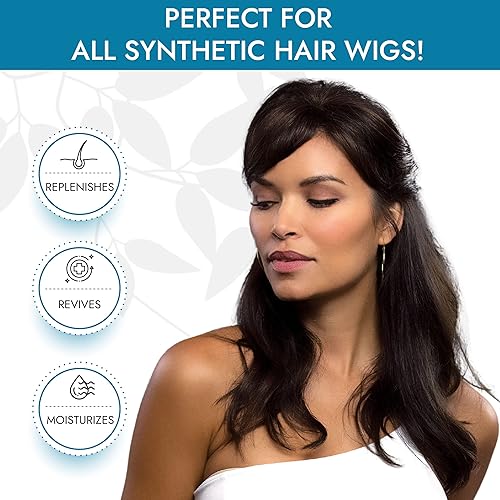 Miniatura 3 de Acondicionador de cabello para pelucas sintéticas, extensiones de cabello y accesorios (8 oz)