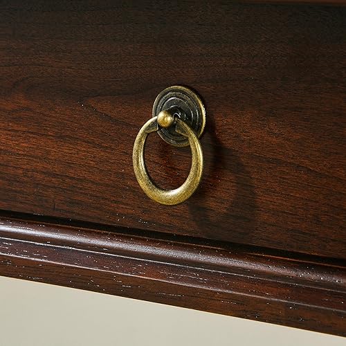 Miniatura 7 de BSZ-D1258 - Escritorio de madera vintage con 2 cajones, estación de trabajo sólida para computadora de 46 pulgadas de ancho, mesa de estudio para