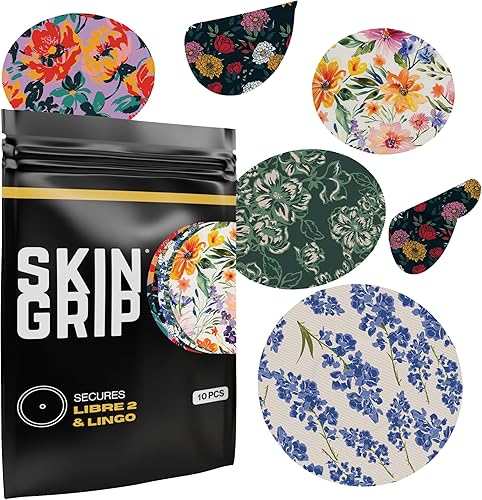 Miniatura 9 de Skin Grip Freestyle Libre 2 Fundas de sensor y Lingo CGM - Adhesivo impermeable y resistente al sudor durante 10-15 días, cinta médica precortada