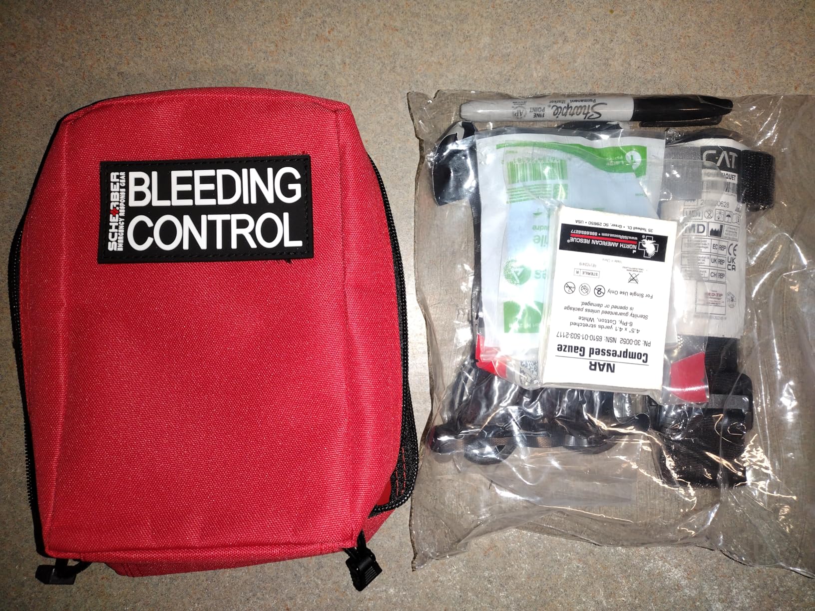 Amazon.com: Scherber Public Access Bleeding Control Kit | Trauma ...