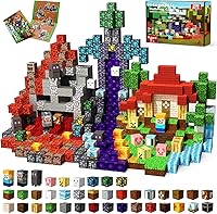 200 PCS 0.8in Magnetic Building Blocks Cubes - Portal Theme STEM Toys, Easter Birthday Gifts for Kids 3+ Boys Girls