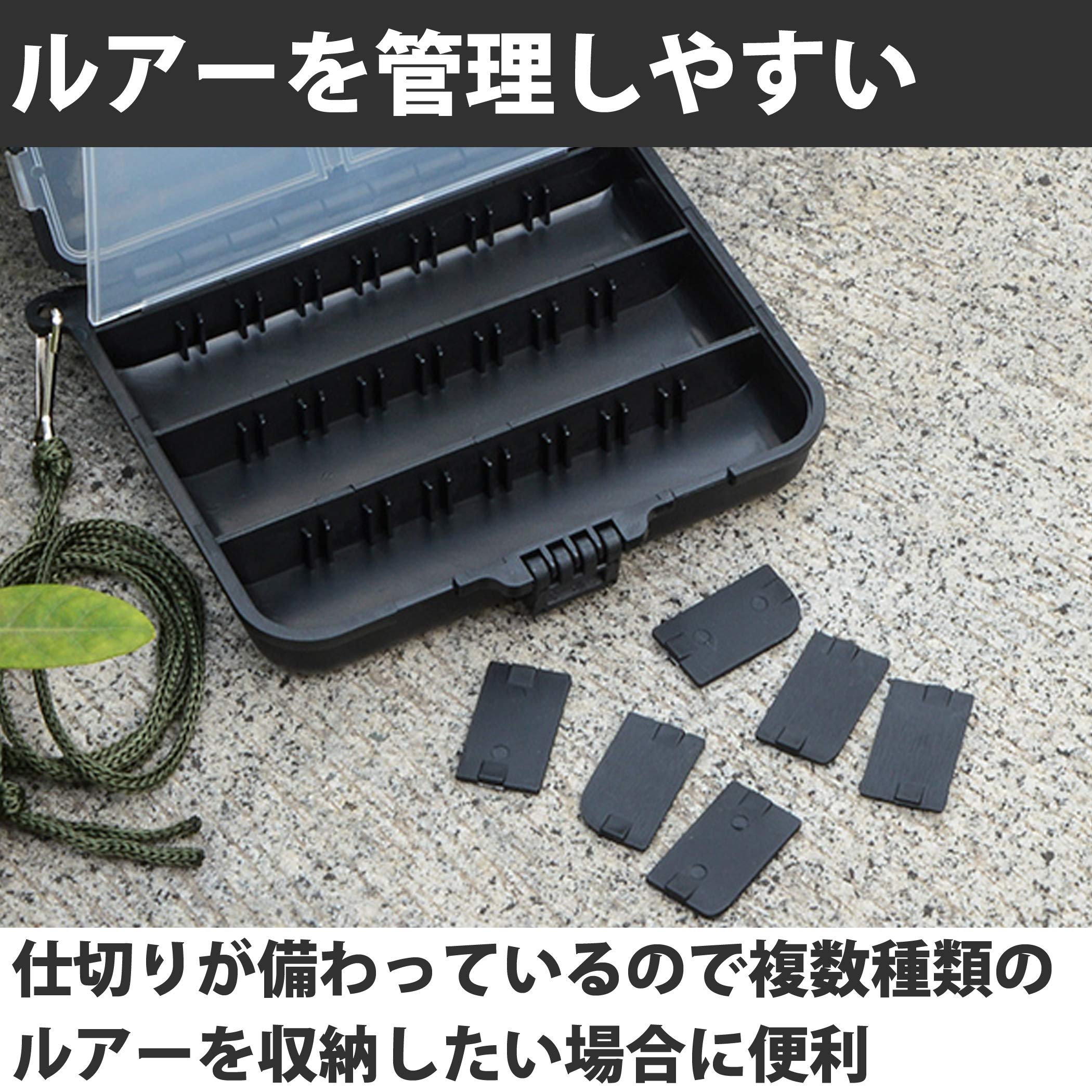 Amazon.co.jp: Felimoa ルアー収納用タックルボックス ルアー