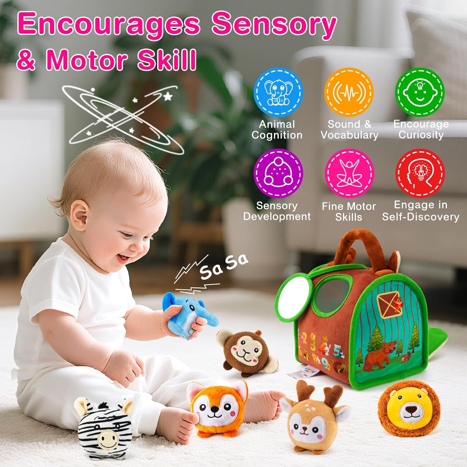 Montessori Sensory Toys for Babies 6-12 Months & Toddlers 1-3 Year Old - Educationa... - Image 6