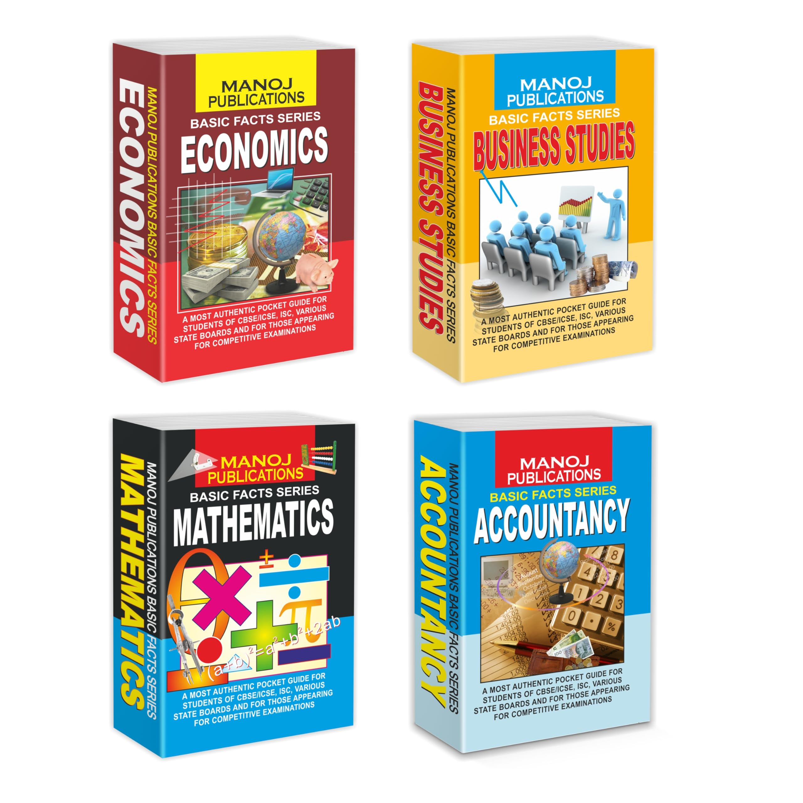 Basic Facts Series Combo for Commerce Students By Sawan | Set of 4 (Pocket Master) Books [Paperback] Sawan; Sahil and Sashank Paperback – 1 January 2020