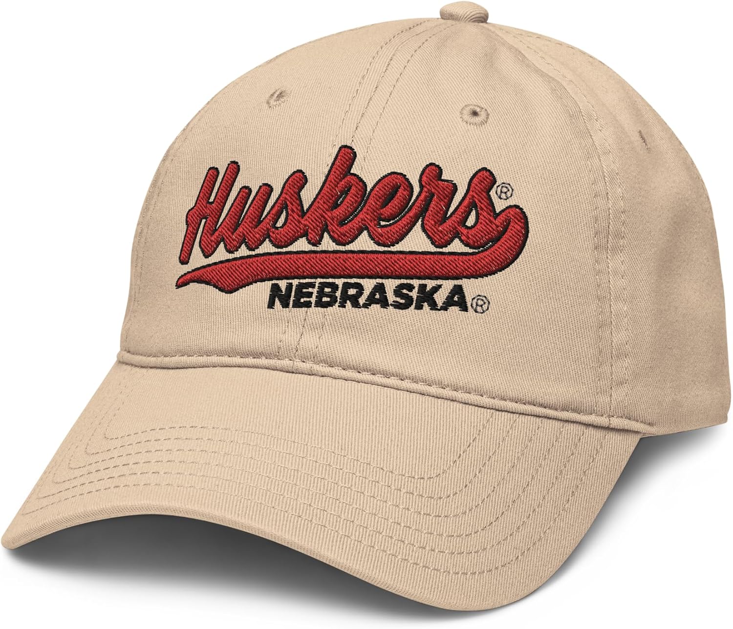 Nebraska Cornhuskers Cursive Logo Officially Licensed Adjustable Baseball Hat