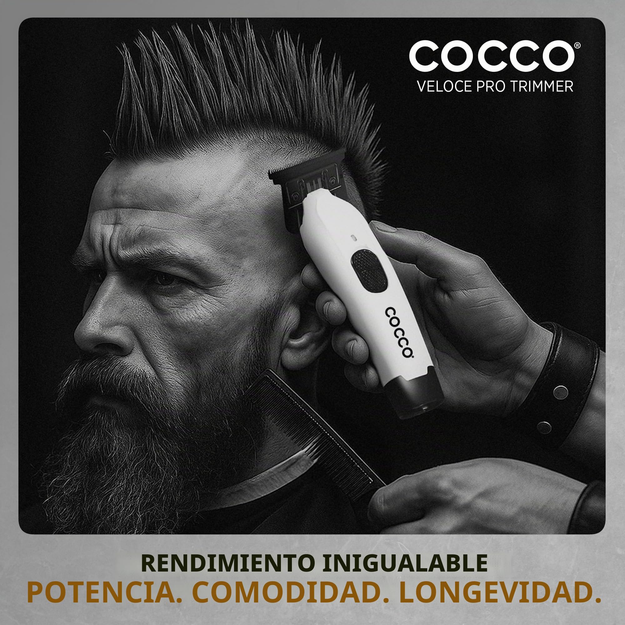 Cocco Veloce Pro Trimmer Pearl White - recortadora de acabado