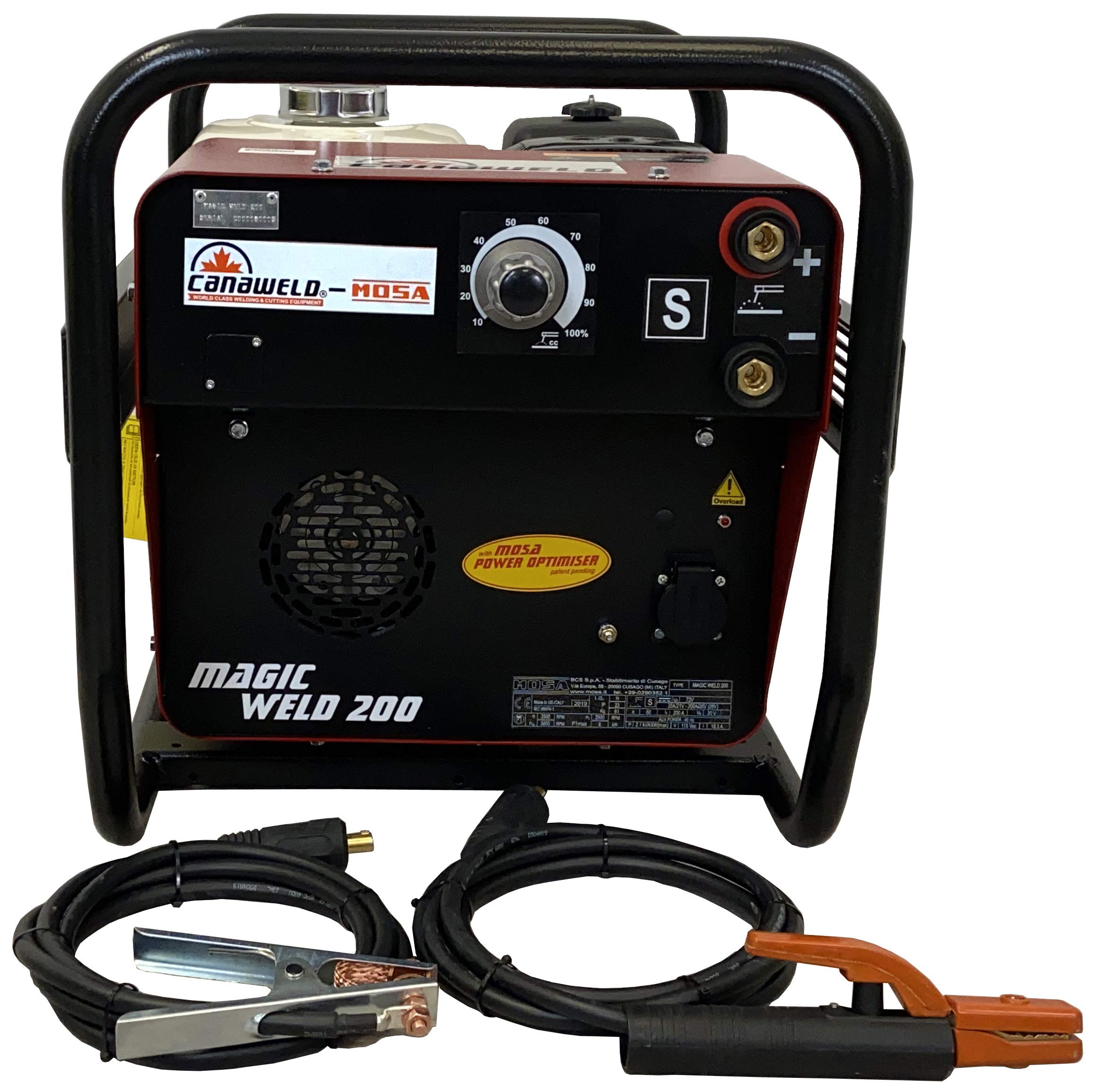 CANAWELDMOSA Engine Driven Welder Generator 200 Amp 60 Duty Cycle