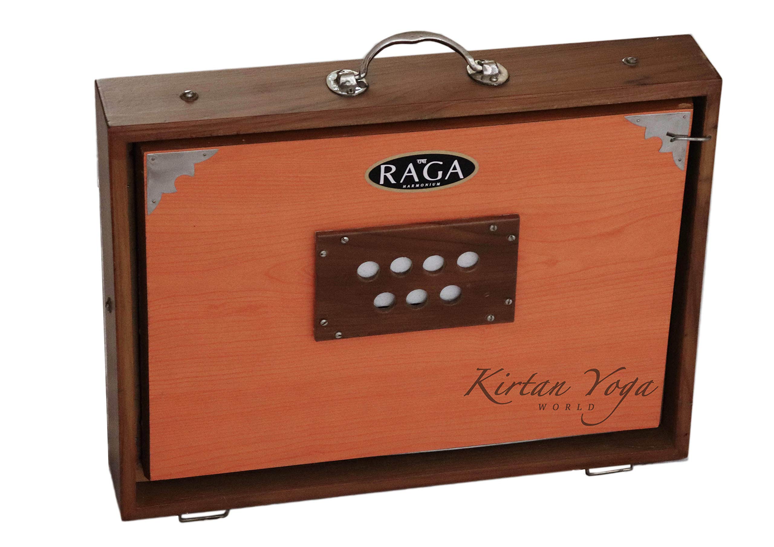 Shruti Box Raga Standard, modello professionale, legno Kail, scala da DO a DO (DO3 a DO4), 39 x 30 x 8.5 cm, peso 3.5 Kg, accordatura 440Hz (432Hz su richiesta)