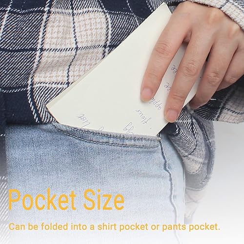 Miniatura 4 de Paquete de 24 blocs de notas de 3 x 5 pulgadas, blocs de notas pequeños en blanco para oficina y trabajo (cada bloc de notas de 100 hojas)