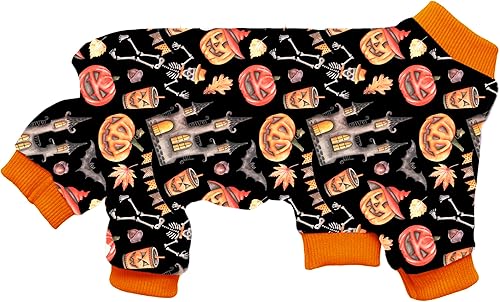 Miniatura 8 de Pohshido Holiday Apparel Shirt Jumpsuits with Sleeves for Boys and Girls Small Pet Puppies Doggie