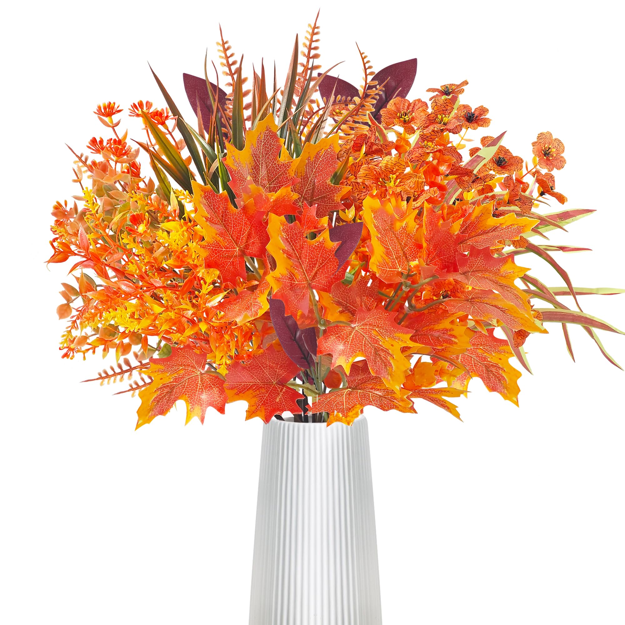 2 piante artificiali sospese, decorazione autunnale, piante sospese