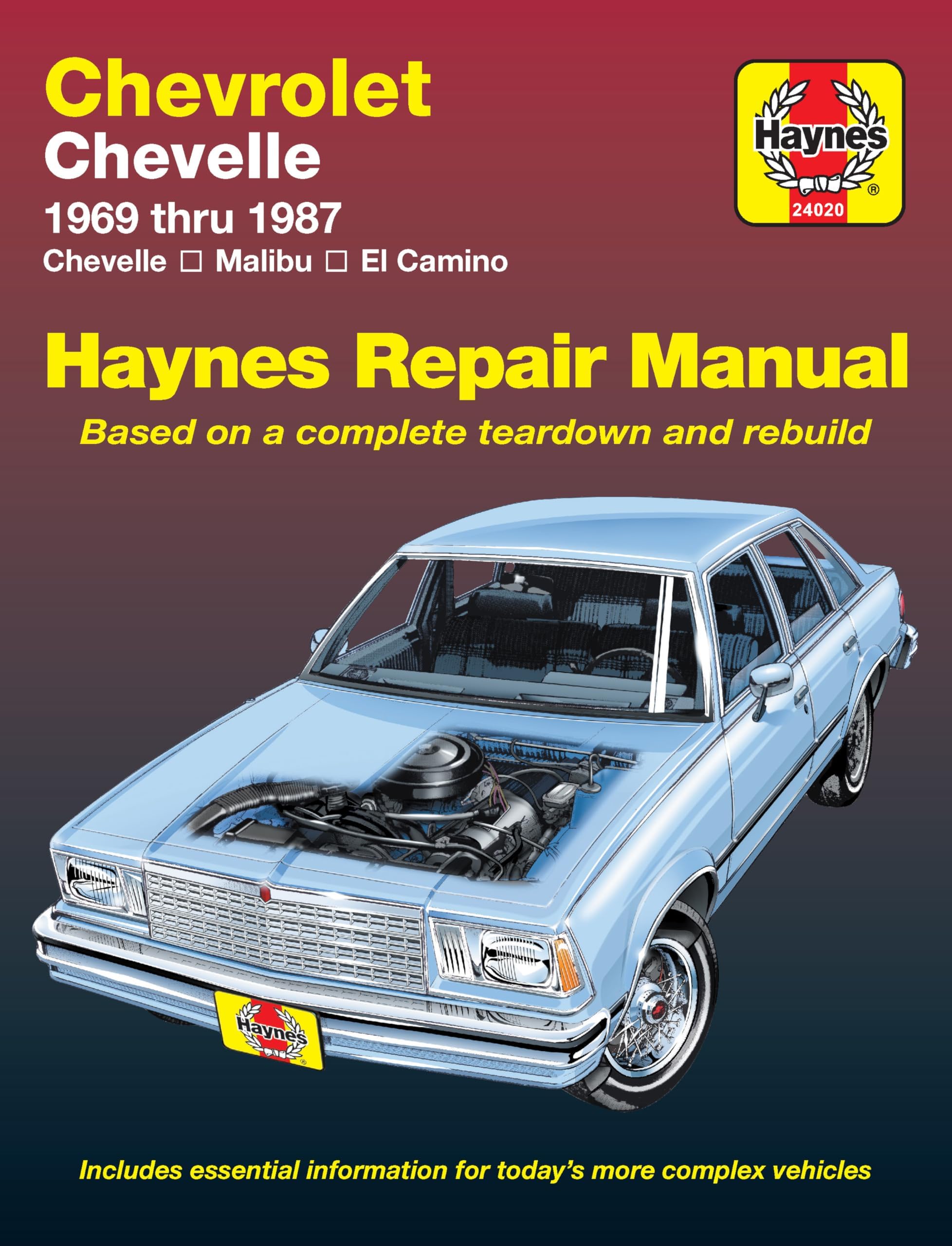 Haynes Manuals N. America, Inc. Chevrolet Chevelle, Malibu & El Camino (1969-1987) Repair (USA)
