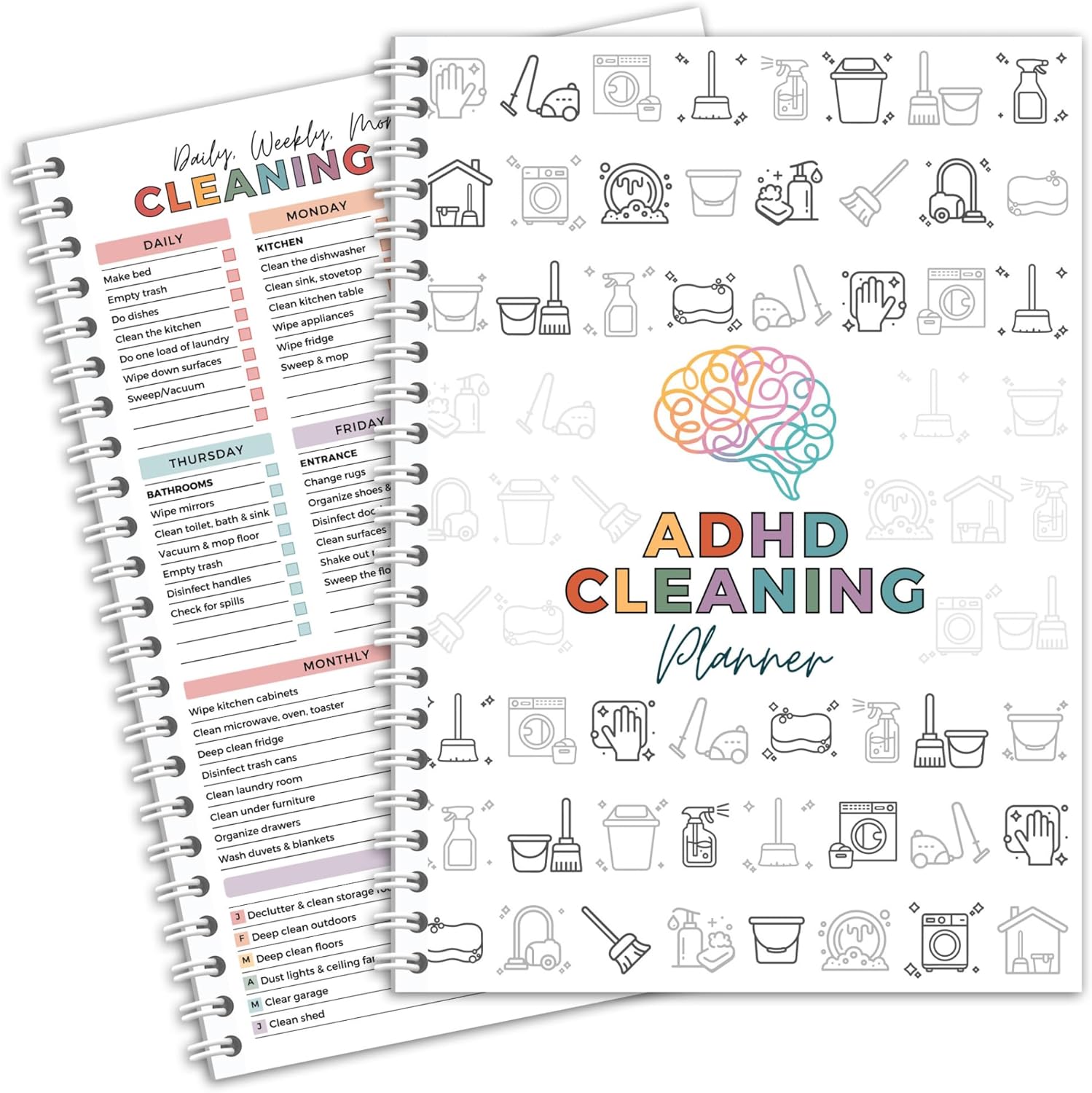 ADHD Cleaning Planner,...