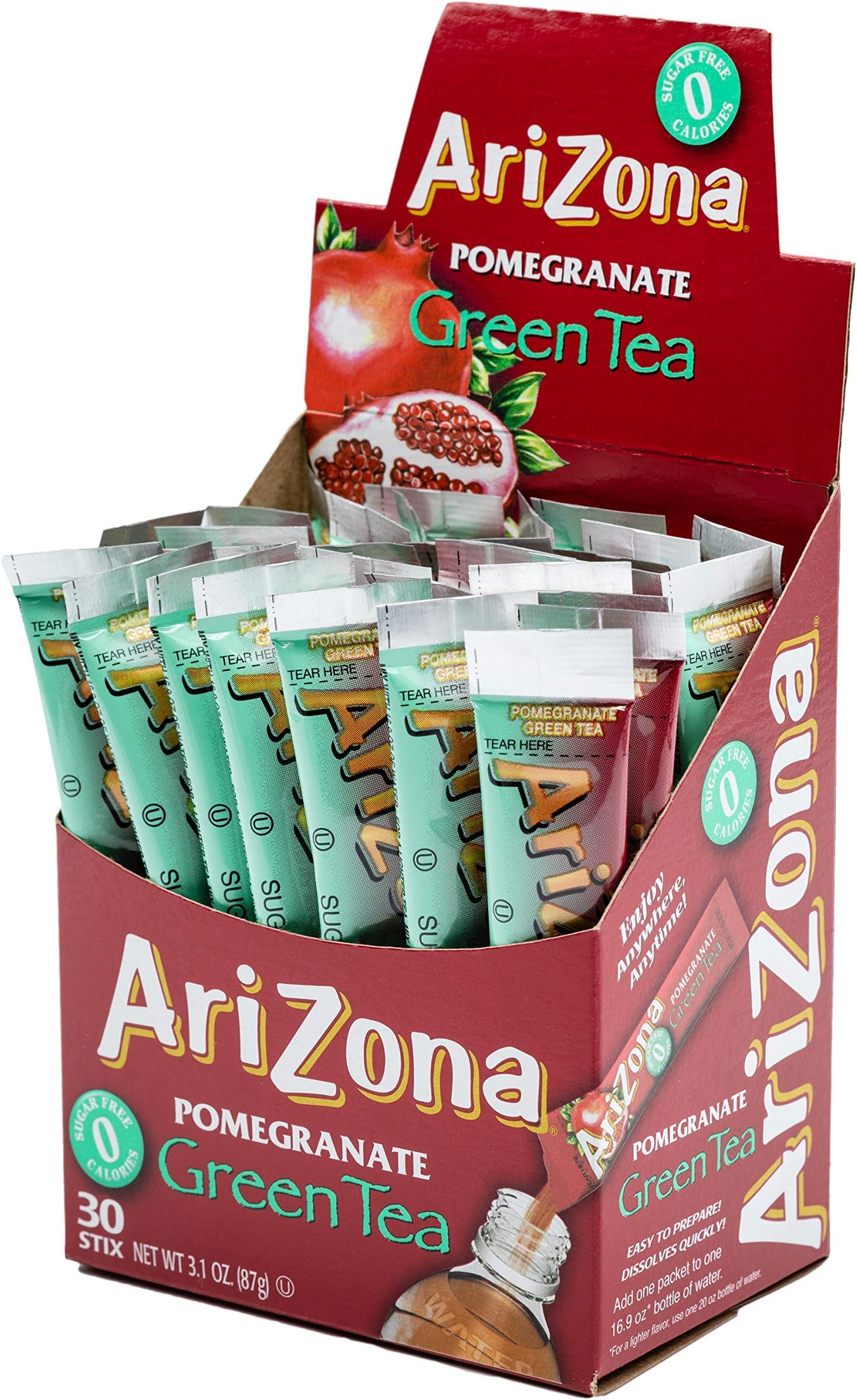 AriZona Green Tea with Ginseng and Honey Big Can, 22 Fl