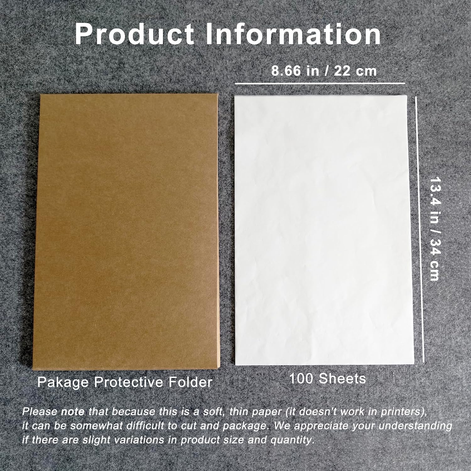 100 Sheets Thin Bamboo Pulp Rice Paper, Strong & Translucent, Tissue Paper for Gel Printing, Rubbing Restoration, Mixed Media, Wet Media, Collage, Layering, Lampshades Material (8.66 x 13.4 in, White)