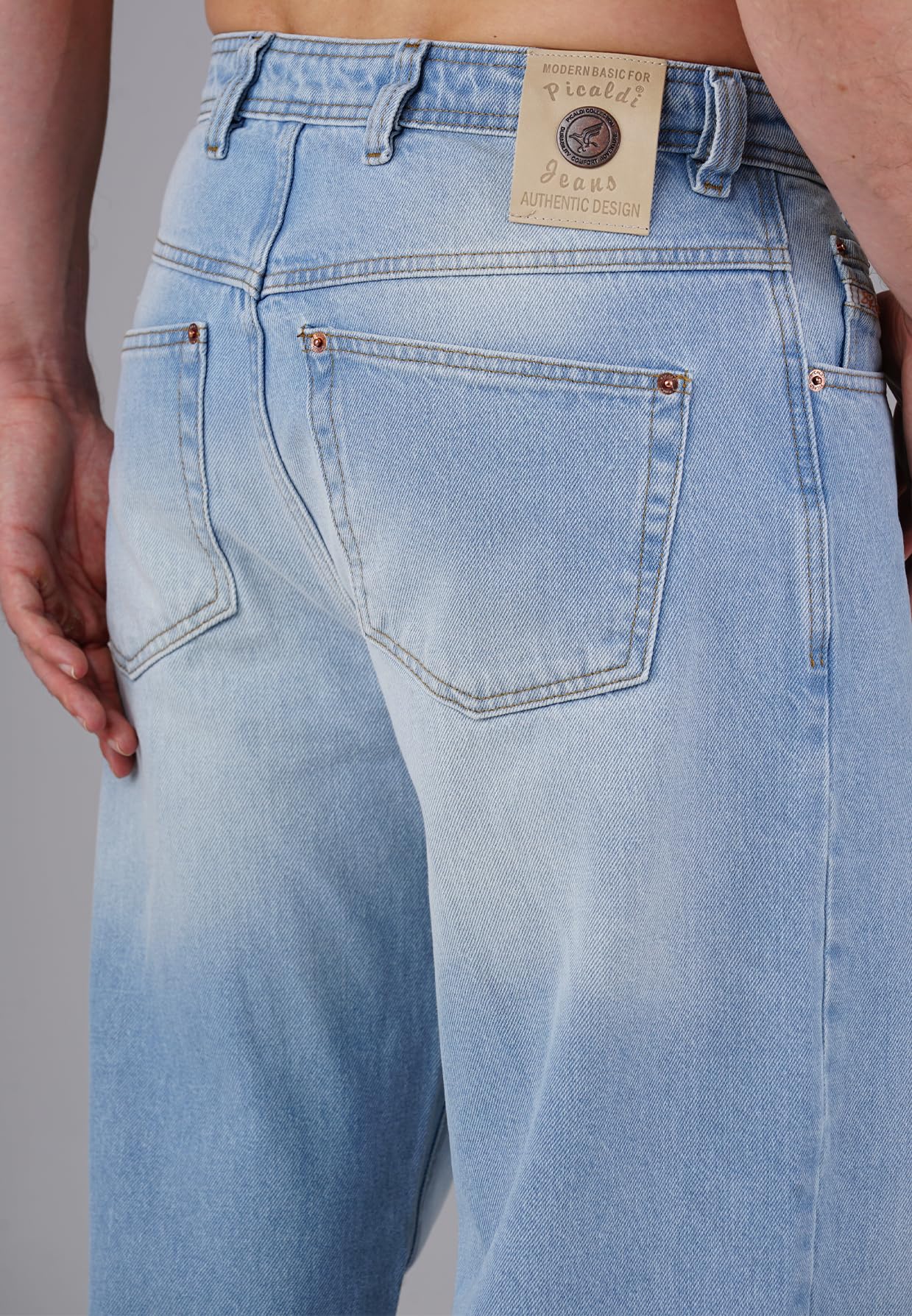 Picaldi Zicco 474 Herren Jeans | Wide Fit Straight Leg | Baggy Fit Hose | Locker geschnitten