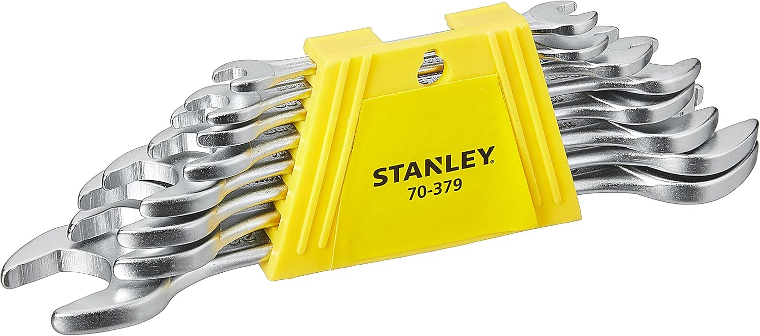Stanley 70379E Matte Finish Double Open End Spanner Set
