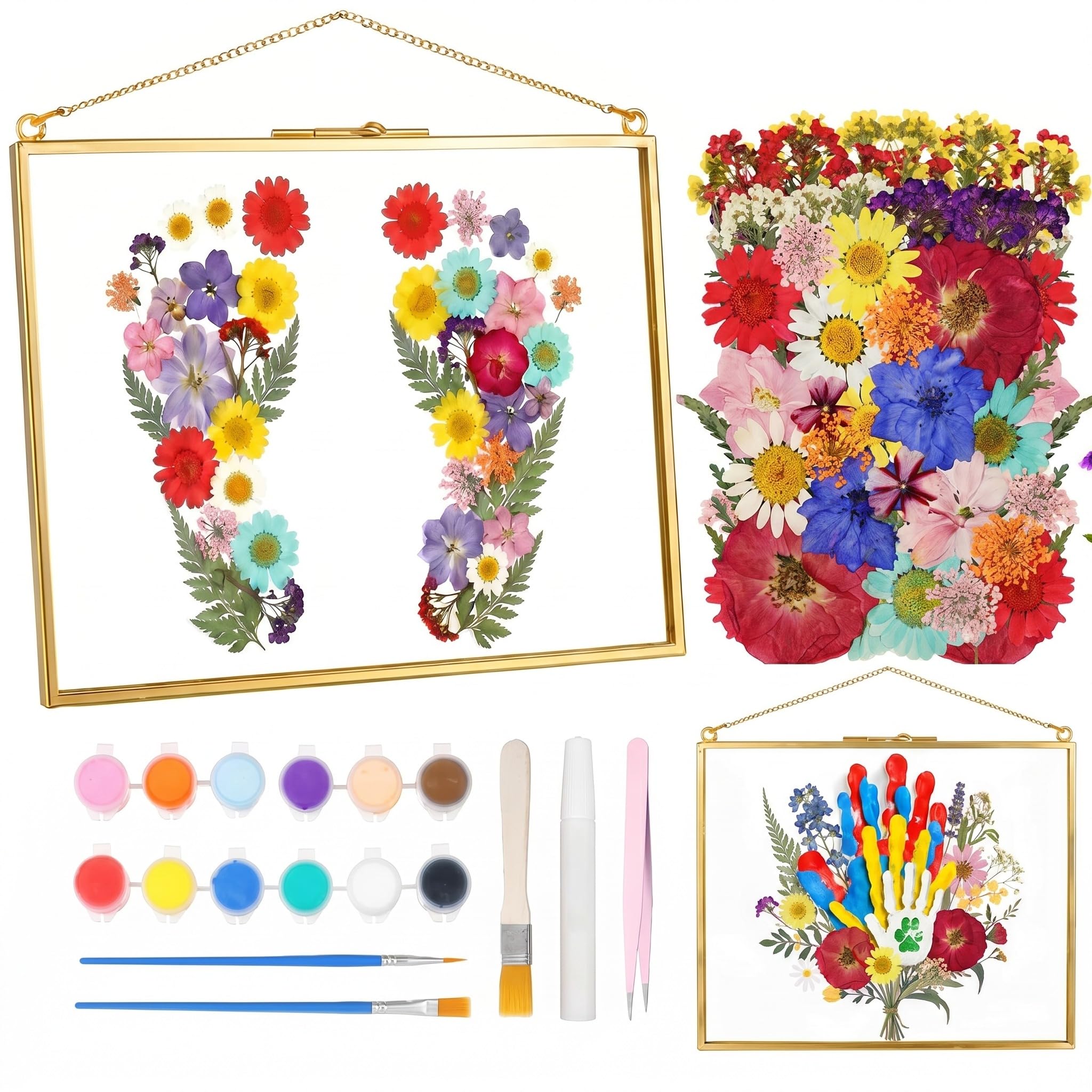 Cadre en verre AceOrbit pour fleurs pressées : protégez vos herbiers de la poussière