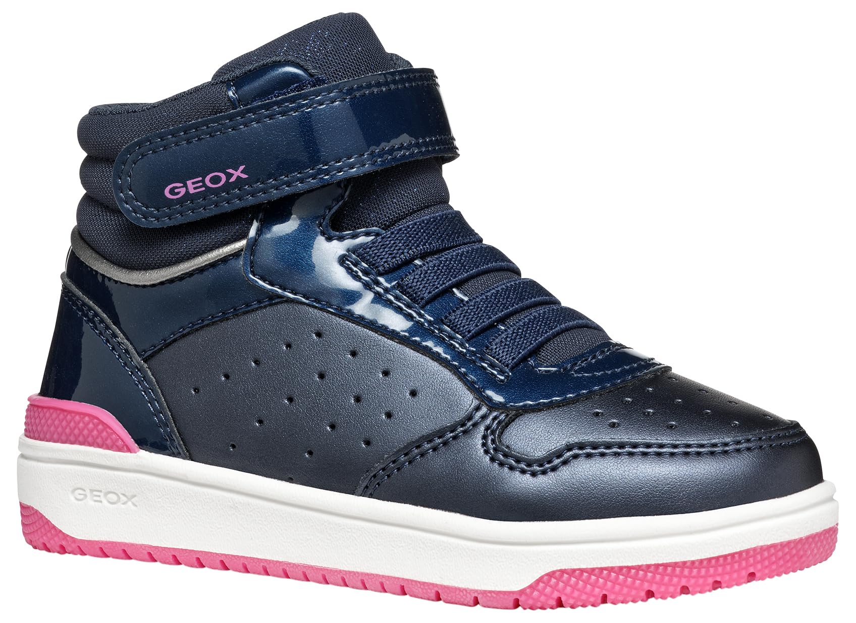 Geox Girls Blue Kids Sneakers, 30 Eu, Washiba Booties