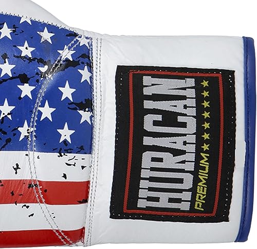 Miniatura 5 de Guantes de boxeo para hombres y mujeres  Guantes de boxeo con cordones para entrenamiento, kickboxing, MMA y Muay Thai  Cuero  Estados Unidos  16 oz