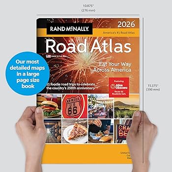 ■ RAND McNALLY ROAD ATLAS 1989 米国の道路地図 Rand McNally Road Atlas Large Scale 2026: United States