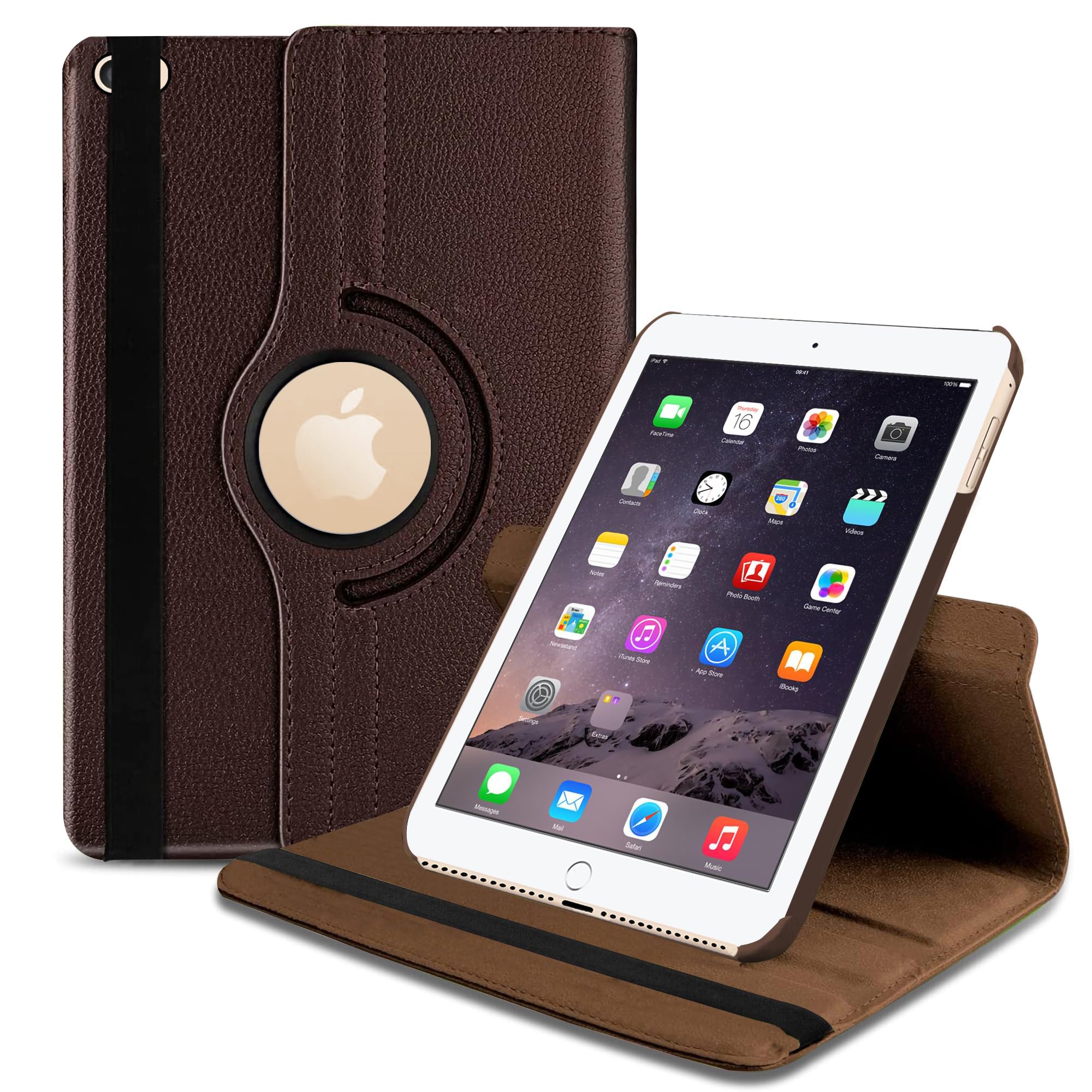 TGK Rotating Cover for iPad Air 2 Covers ipad 9.7 inch A1566, A1567 (2014 Launch) - Brown (B00UQ7XYS2) Amazon Price History, Amazon Price Tracker