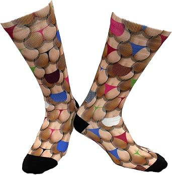 Cool Socks For Men Women Gift Funny Crazy Crew Socks