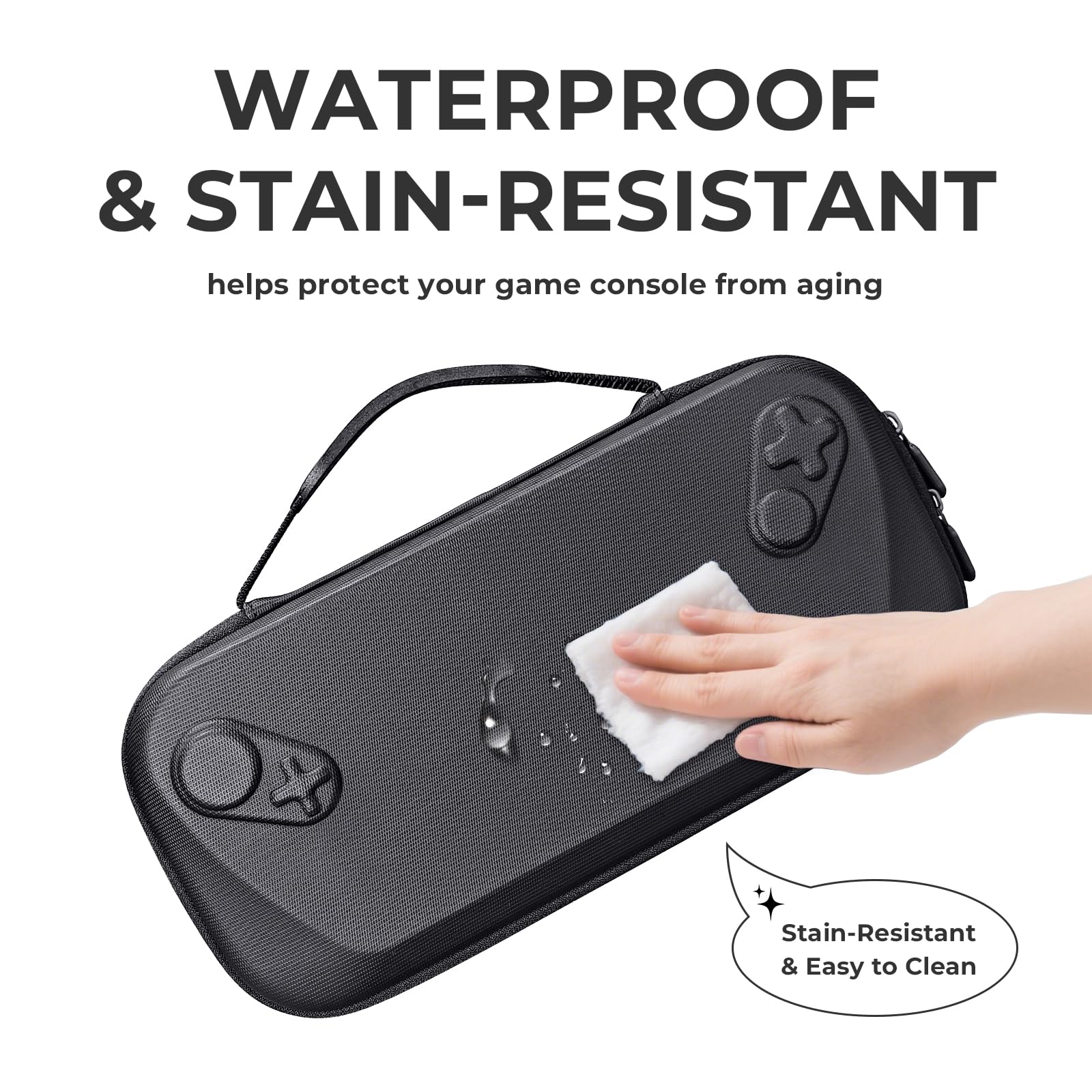 Generico Custodia portatile in EVA Sacchetti di stoccaggio antiurto Copertura protettiva anti-caduta per ROG XBOX Ally/ROG XBOX Ally X Console di gioco Accessori per videogiochi