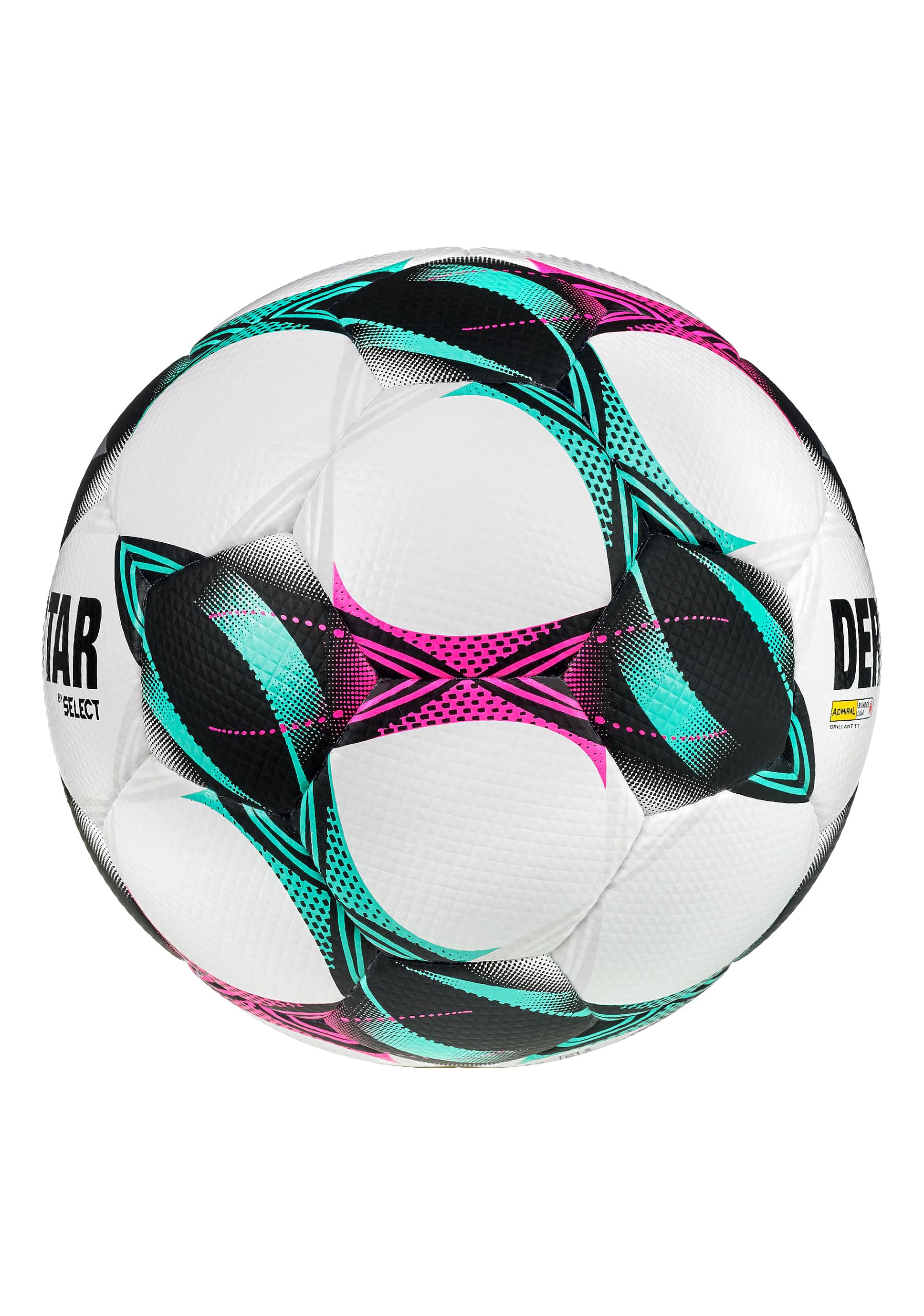 Derbystar Austria Admiral Bundesliga Brillant TT v25 Trainingsball Weiß weissschwarz, 4 Ohne Geschlecht
