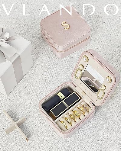Miniatura 6 de Vlando Preppy Stuff - Organizador de joyas, suministros escolares de preppy para adolescentes y niñas, regalos de moda, estuche de joyería de