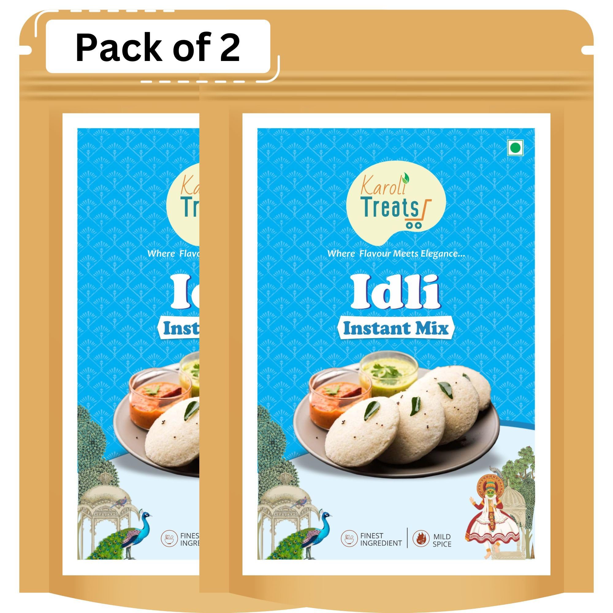 Karoli Treats Idli Instant Mix Pack | Authentic South Indian Breakfast Mix | 100% Natural Ingredients Healthy and Delicious Easy to Make Light Breakfast, No Added Flavours & Colors, P2x500gm | 1kg (B0DFMLKR7X) Amazon Price History, Amazon Price Tracker