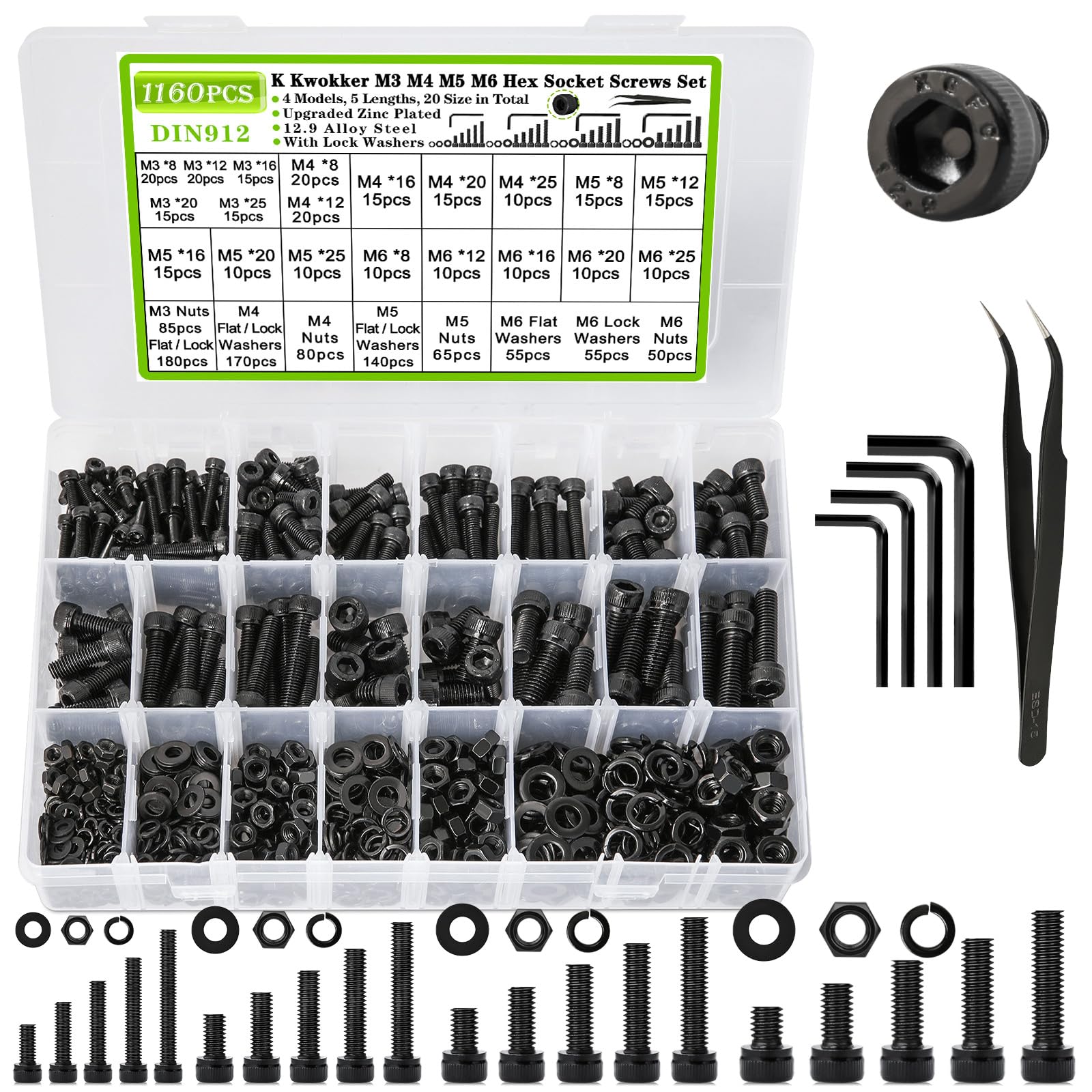 Hexagon Socket Head Cap Screws M3 M4 M5 M6