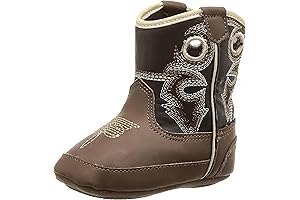 M&F Western Kids Baby-Boy's Trace Infant/Toddler 1st Walker Shoe