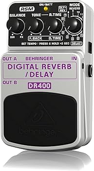 BEHRINGER DR400 デジタルリバーブ/ディレイ Behringer DR400 Digital Reverb/Delay : Amazon.in: Musical Instruments