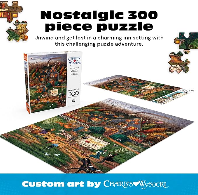 Buffalo Games Puzzle Secret Passage Inn 300 Piezas miniatura 3