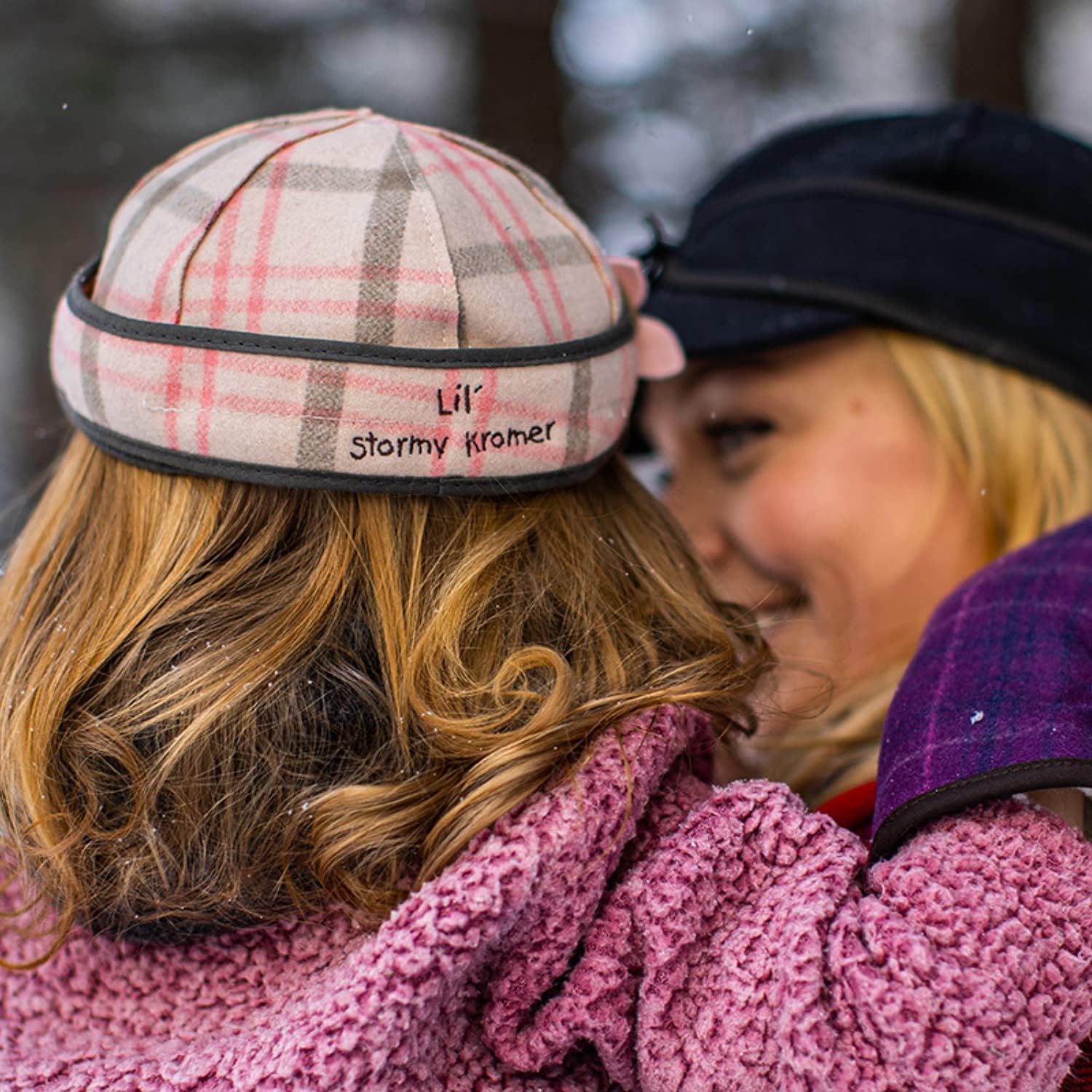 Stormy Kromer Lil' Petal Pusher Cap - Kids' Decorative Winter Hat, Wool Hat with Ear Flaps