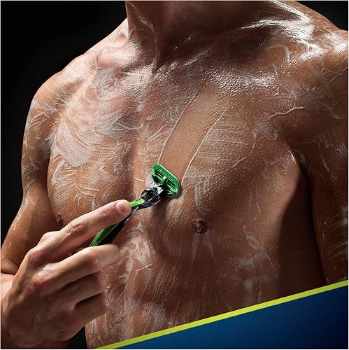 Gillette Rasoir corporel pour homme, 4 lames de rasoir corporel à triple lame - 6