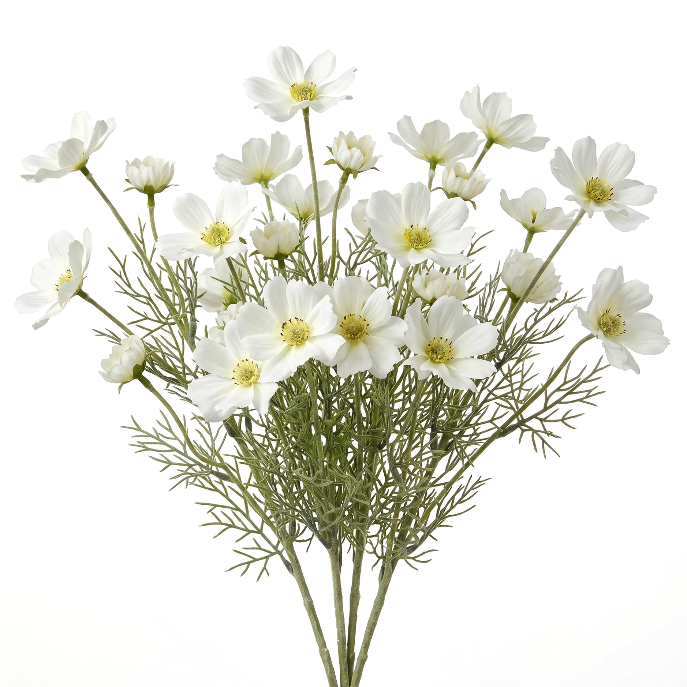 Flores de seda vívida cosmos para decorar estancias sin mantenimiento ni riego diario