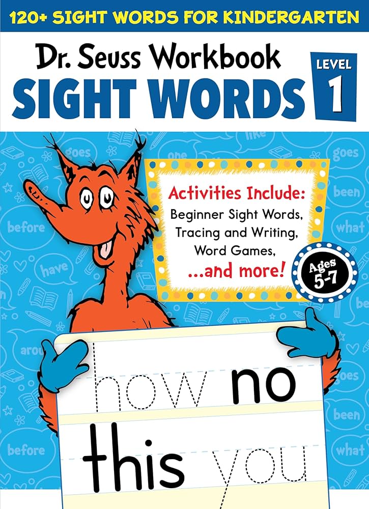 Sight Words, Level A, Grades K - 1: 55 Words You Need to Know to Be a Successful Reader [洋書] Dr. Seuss Sight Words Level 1 Workbook: A Sight Words