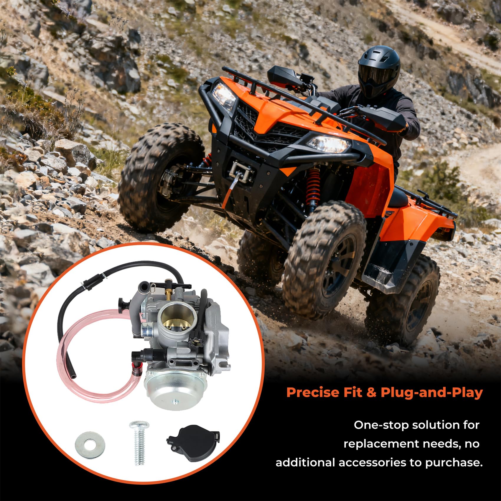 Amazon.com: labwork Carburetor Replacement for Kawasaki Prairie